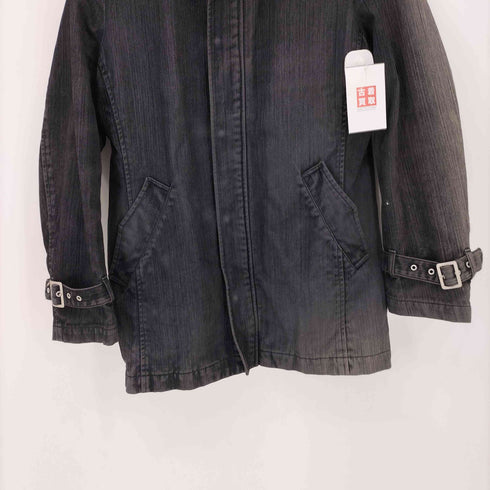 LAFORM フェイクファー ヘリンボーン柄 スリム コート Y2K メンズ import:M