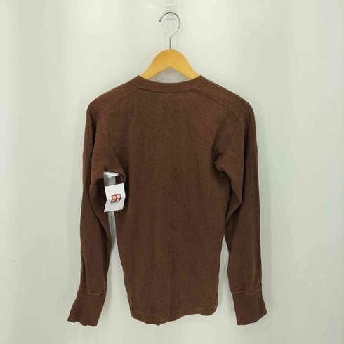 ユーエスアーミー U.S. ARMY LALLY MFG.CORP. 社製 ヘンリーネック ロングスリーブ Tシャツ アンダーシャツ メンズ import:S