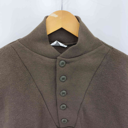 ユーエスアーミー U.S. ARMY 90s 米軍 ミリタリー 5ボタン ヘンリーネック ニット メンズ import:M