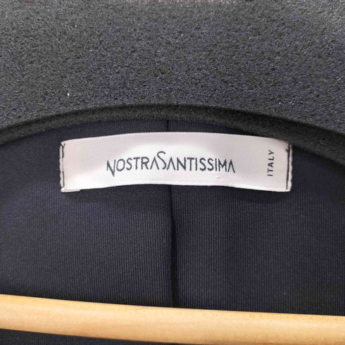 NOSTRASANTISSIMA ノストラサンティッシマ 2B シングル ボンディング テーラードジャケット メンズ EUR:46