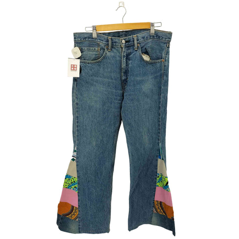 リーバイス Levis 505 ボタン裏3405刻印 リメイク ジップフライ フレア デニムパンツ メンズ W36 L34