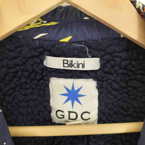 ジーディーシー GDC Bikini グランドキャニオン 総柄 裏地ボア シングル テーラード ジャケット メンズ import:M