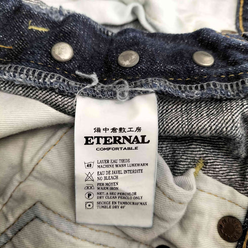 エターナル 備中倉敷工房 ETERNAL ユーズド加工デニムリメイクパンツ メンズ 30