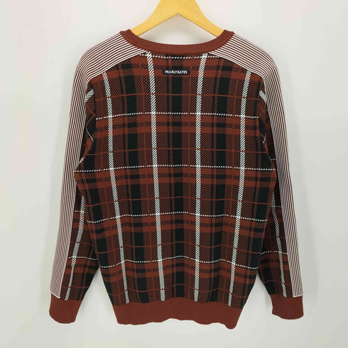 パーリーゲイツ PEARLY GATES 23AW ロゴワッペン クルーネックニット メンズ 5