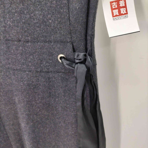 アンタイトル UNTITLED ウールアンゴラ ウエストリボン プリーツワンピース レディース import:M