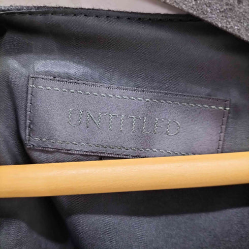 アンタイトル UNTITLED ウールアンゴラ ウエストリボン プリーツワンピース レディース import:M