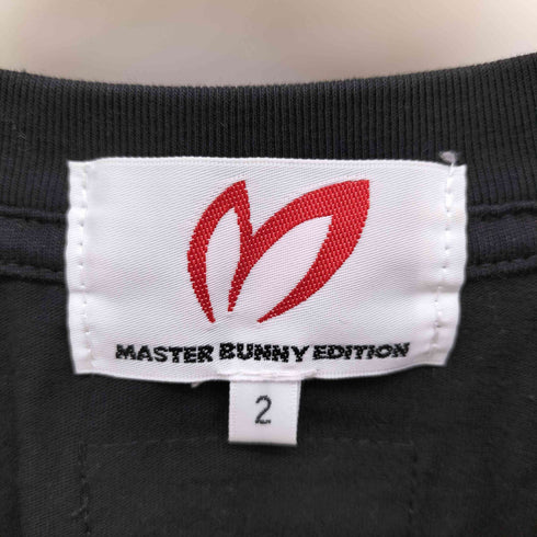 マスターバニーエディション MASTER BUNNY EDITION クルーネック ロゴプリント Tシャツ メンズ JPN:2