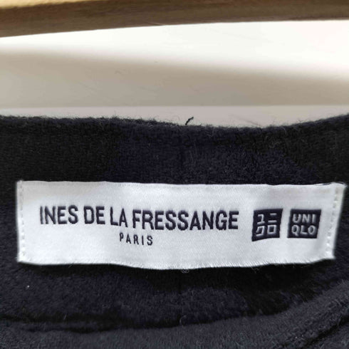 ユニクロイネスドラフレサンジュ UNIQLO INES DE LA FRESSANGE ウールリネンブレンドワイドパンツ レディース