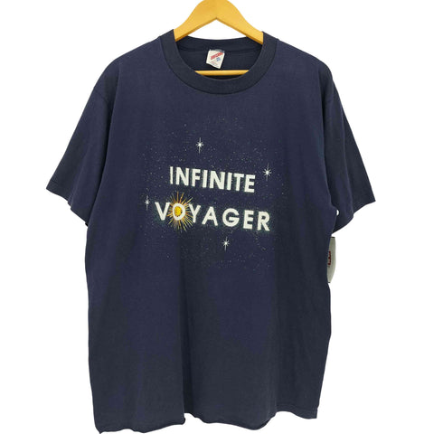 ジャージーズ JERZEES 80-90s USA製 INFINITE VOYAGER 天体 スタープリント Tシャツ メンズ import:XXL