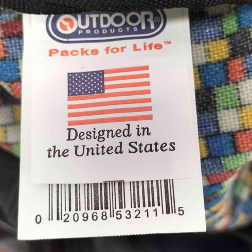 アウトドアプロダクツ OUTDOOR PRODUCTS マルチカラー モザイク ショルダーバッグ メンズ