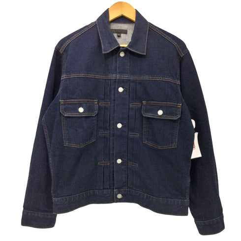 ユニクロ UNIQLO 2nd型 濃紺 デニムジャケット Lサイズ メンズ JPN:L