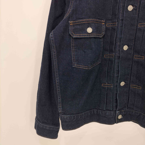 ユニクロ UNIQLO 2nd型 濃紺 デニムジャケット Lサイズ メンズ JPN:L