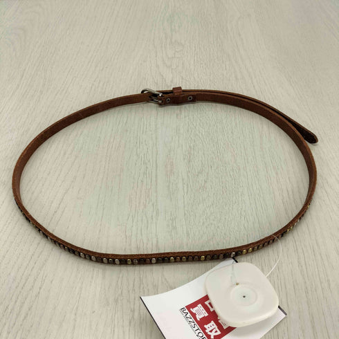 ビーズ レザーベルト レディース