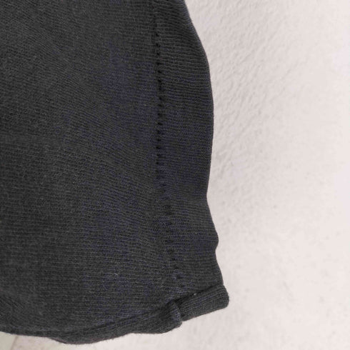 USA製 袖シングル 両面プリントクルーネックTシャツ メンズ L