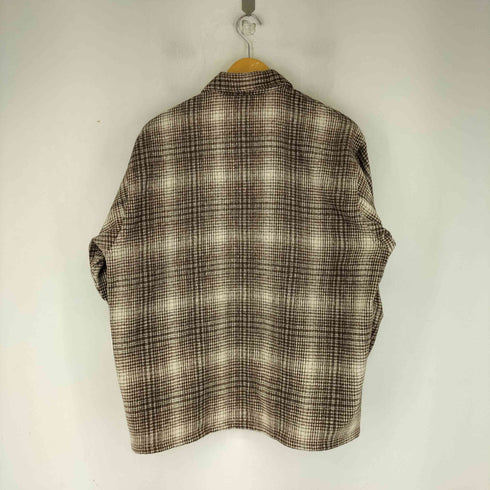 フォーワンセブンバイエディフィス 417 by EDIFICE グレンチェック ヘビーウエイトシャツ メンズ