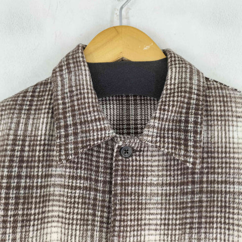 フォーワンセブンバイエディフィス 417 by EDIFICE グレンチェック ヘビーウエイトシャツ メンズ