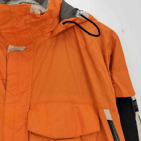 ギャップ Gap 00s 04年製 OUTERWEAR DIVISION 裏地メッシュ ダブルジップ ナイロン マウンテンパーカー Y2K メンズ import:S