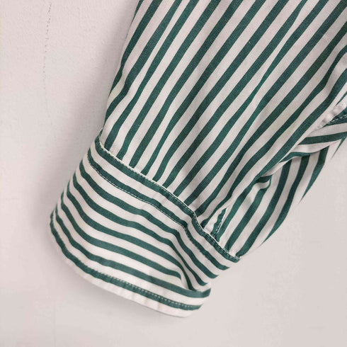 トミーヒルフィガー TOMMY HILFIGER クレイジーパターン ストライプシャツ メンズ import:L