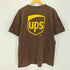フルーツオブザルーム FRUIT OF THE LOOM 90-00s HEAVY coton 二枚タグ United As One UPS プリント 企業 半袖 Tシャツ メンズ import:XL