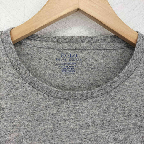 ポロラルフローレン POLO RALPH LAUREN CUSTOM SLIM FIT ポニー刺繍ロゴ 半袖Tシャツ メンズ import:L