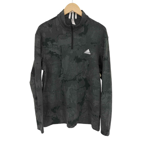 アディダス adidas 迷彩柄 ハーフジップ トレーナー メンズ JPN:XL