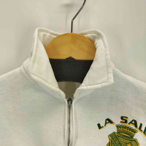 THE COLLEGE HOUSE カレッジロゴプリント ハーフジップスウェット メンズ import:M