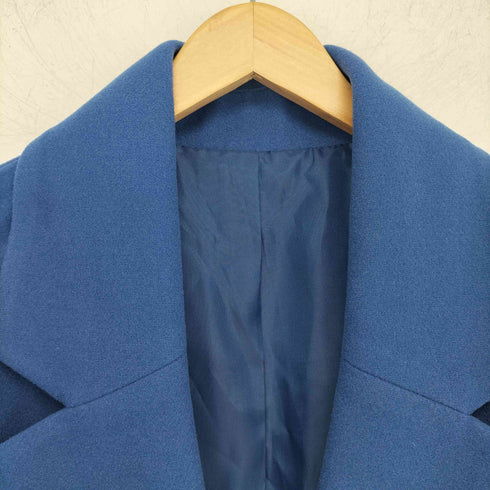 ナチュラルクチュール natural couture ニットモッサ袖タックチェスターコート レディース FREE