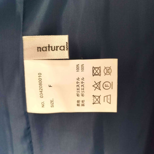 ナチュラルクチュール natural couture ニットモッサ袖タックチェスターコート レディース FREE