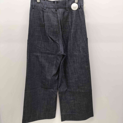 スタジオニコルソン STUDIO NICHOLSON MANZONI シルク混 パッチポケット ワイドデニム レディース JPN:1