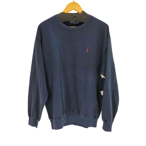 ポロバイラルフローレン Polo by RALPH LAUREN ポニー刺繍 アクリル混 クルーネックスウェット メンズ import:L