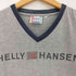 ヘリーハンセン HELLY HANSEN 90-00s ロゴプリント Vネック リンガーTシャツ トリム Tシャツ メンズ