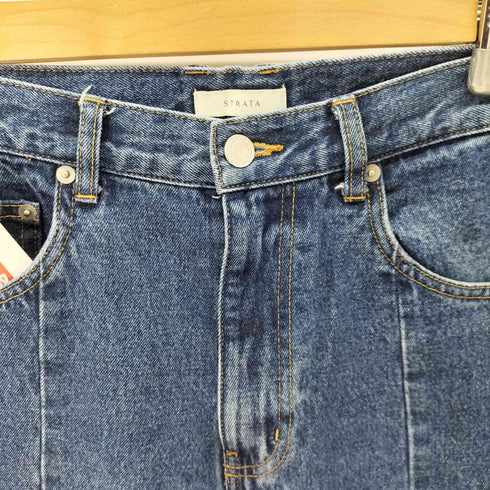 エストラータ STRATA センターシームカットオフデニム レディース JPN:S