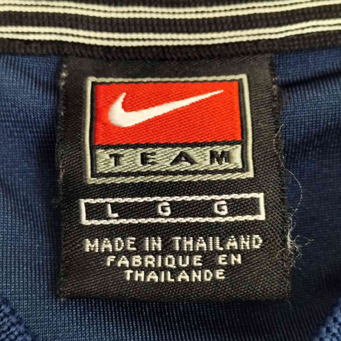 ナイキ NIKE TEAMタグ 90s センター スウォッシュロゴ 刺繍 ゲームシャツ メンズ import:L