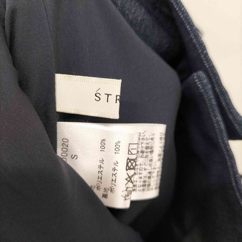 エストラータ STRATA デニムライクベルテッドワイドパンツ レディース JPN:S