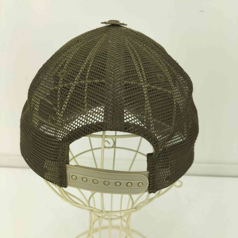 エドハーディー Ed Hardy Y2K 迷彩 ウッドランドカモ ラメ ドクロ クロスボーン メダル 刺繍 トラッカー グランジ メッシュ キャップ メンズ