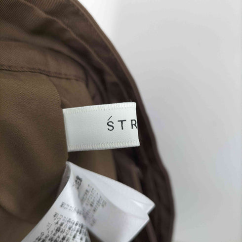 エストラータ STRATA ブライトツイルタックワイドパンツ レディース JPN:S