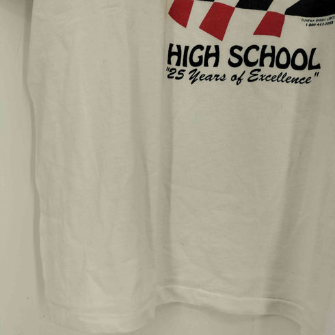 90-00s 裾袖シングル CERRITOS HIGH SCHOOL 半袖 Tシャツ メンズ