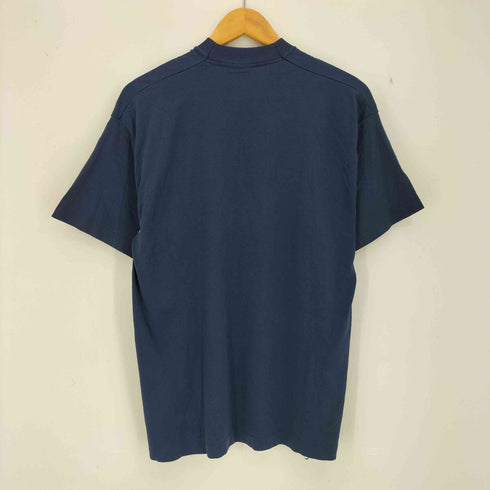 フルーツオブザルーム FRUIT OF THE LOOM 90s BESTタグ USA製 袖裾シングル コットンポリ penrose-st francis ホスピタル企業ロゴ 半袖Tシャツ ボックスシルエット メンズ import:XL