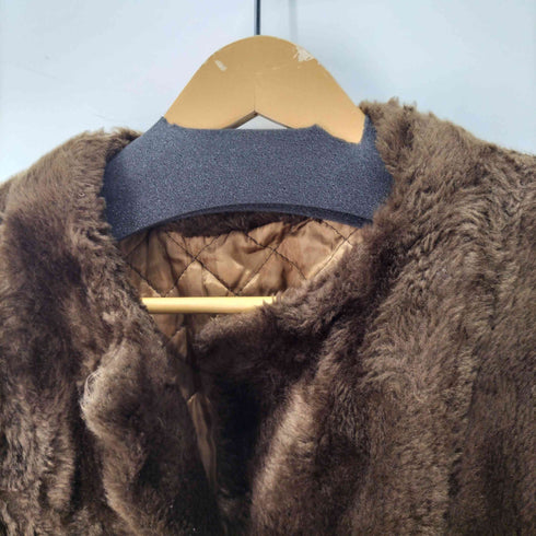 シアーズ Sears Fashions ノーカラー フェイクファージャケット レディース