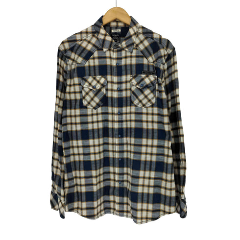 ディーゼル DIESEL スナップボタン L/S チェック柄シャツ ウエスタンシャツ メンズ JPN:M