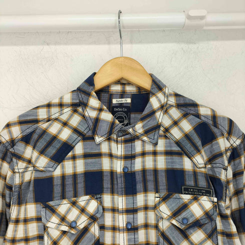 ディーゼル DIESEL スナップボタン L/S チェック柄シャツ ウエスタンシャツ メンズ JPN:M