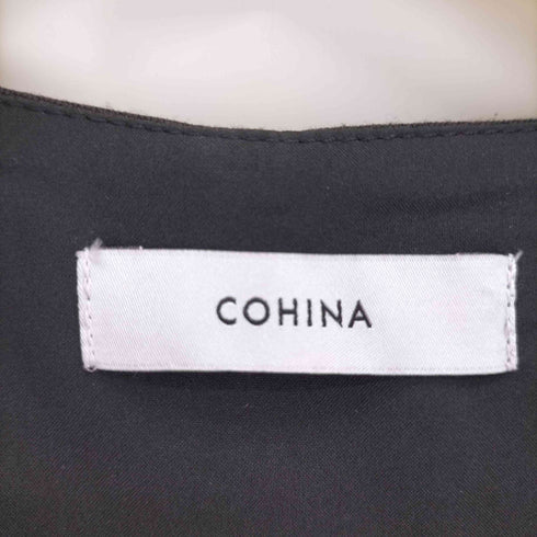 コヒナ COHINA ジレ×ナロースカートセットアップ レディース regular