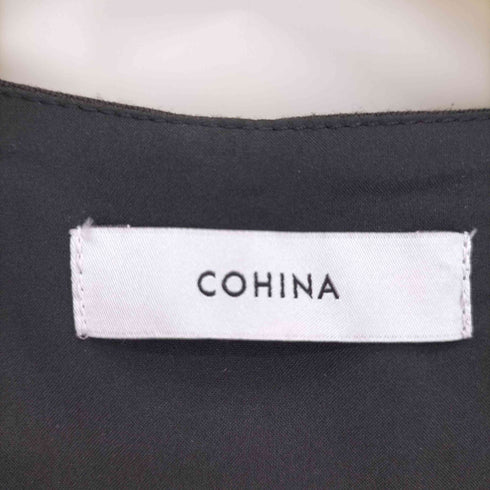 コヒナ COHINA ジレ×ナロースカートセットアップ レディース regular