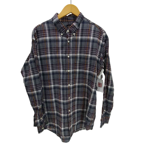 ペニーズタウンクラフト PENNEYS TOWNCRAFT 復刻タグ マドラスチェック ボタンダウン L/S シャツ メンズ import:L