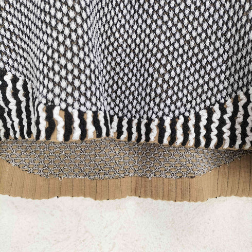 マメクロゴウチ Mame Kurogouchi 24SS Spots Pattern Knitted Croped Top レディース 1