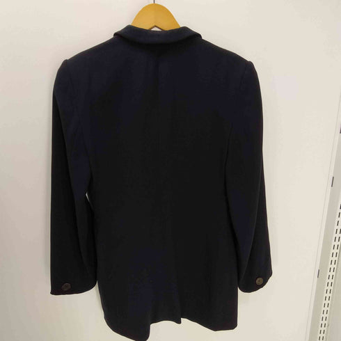 ジョルジオアルマーニ Giorgio Armani 90S イタリア製 黒タグ PURE NEW WOOL 1B テーラード ジャケット レディース EUR:44