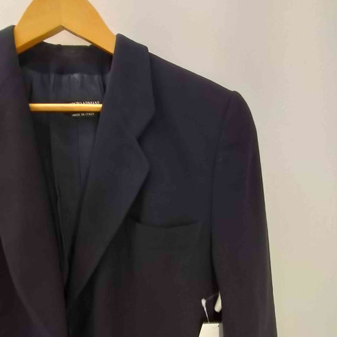 ジョルジオアルマーニ Giorgio Armani 90S イタリア製 黒タグ PURE NEW WOOL 1B テーラード ジャケット レディース EUR:44