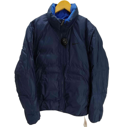 ナイキ NIKE スウッシュ ロゴ プリント リバーシブル ダウン ジャケット メンズ import:L