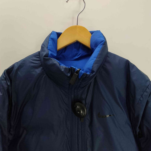 ナイキ NIKE スウッシュ ロゴ プリント リバーシブル ダウン ジャケット メンズ import:L