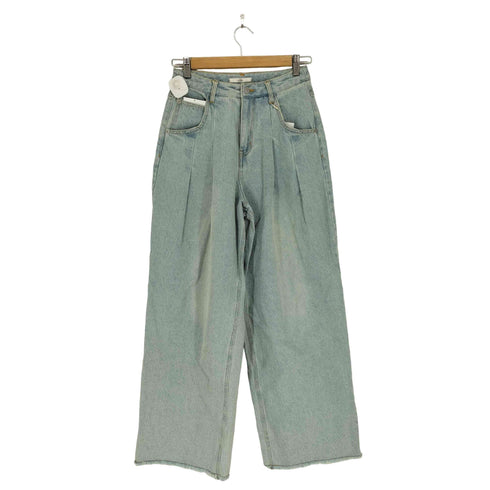 emor tuck wide denim pants domestic レディース M